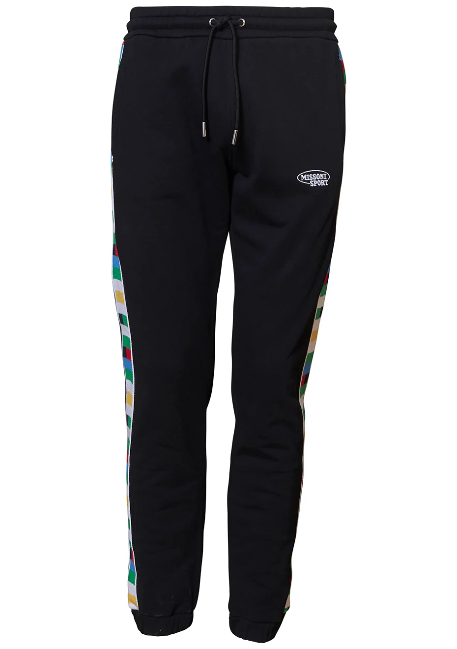 Black Pattern Sport Joggers