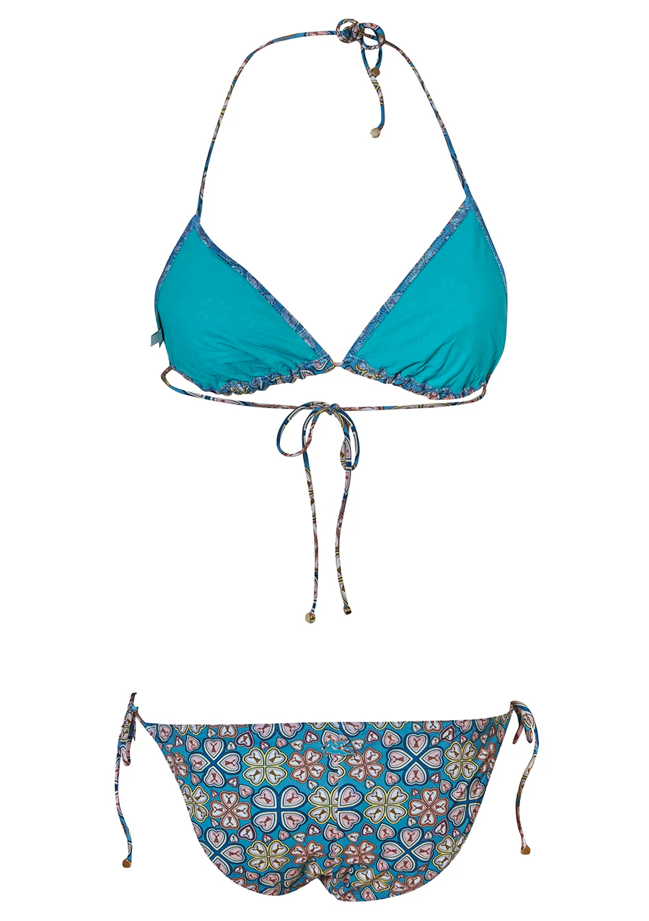 Blue Clover Printed Bikini - Image 2