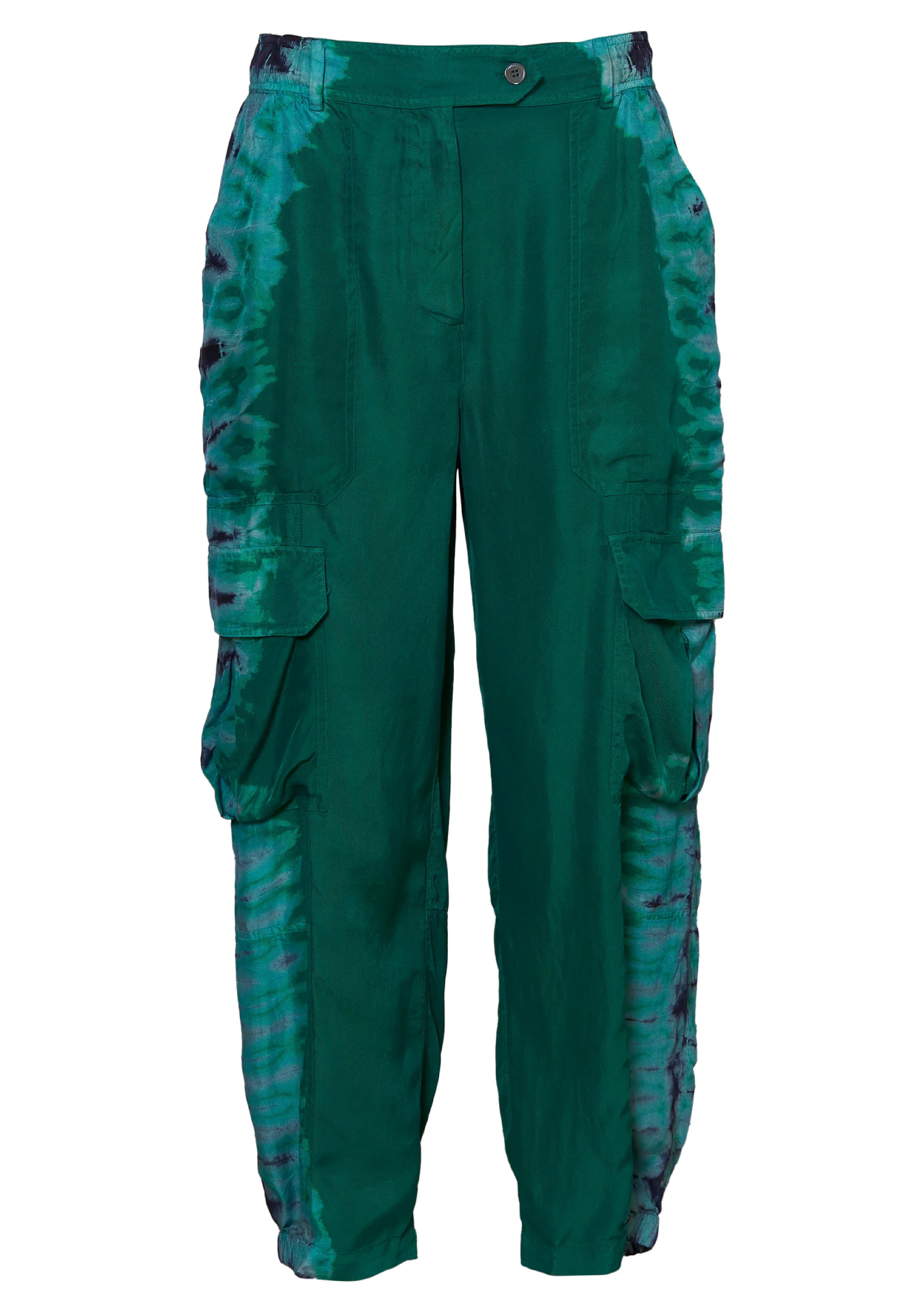 Finley Pant Green Blue Borderline