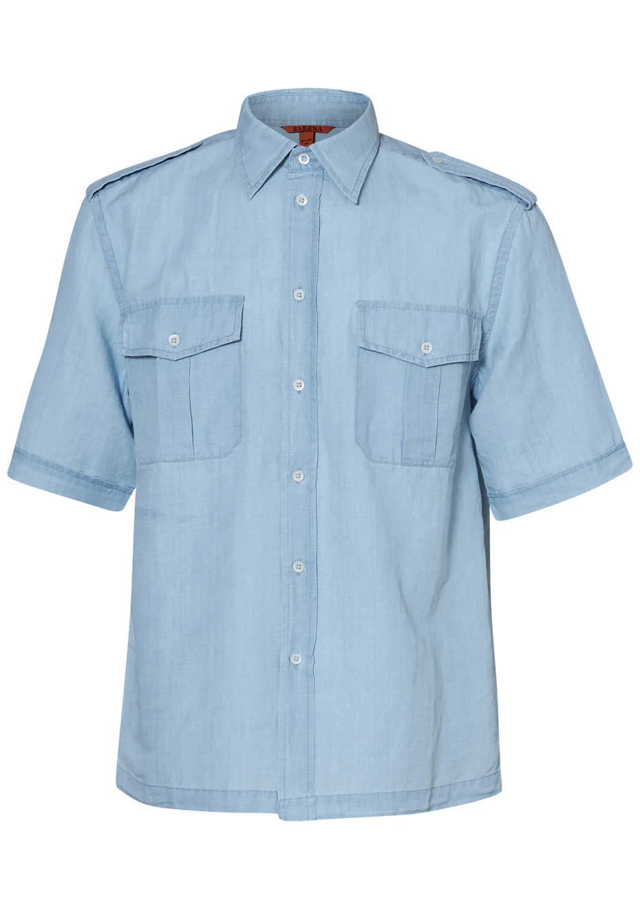 Fusina Felcer Short Sleeve Shirt Sky Blue