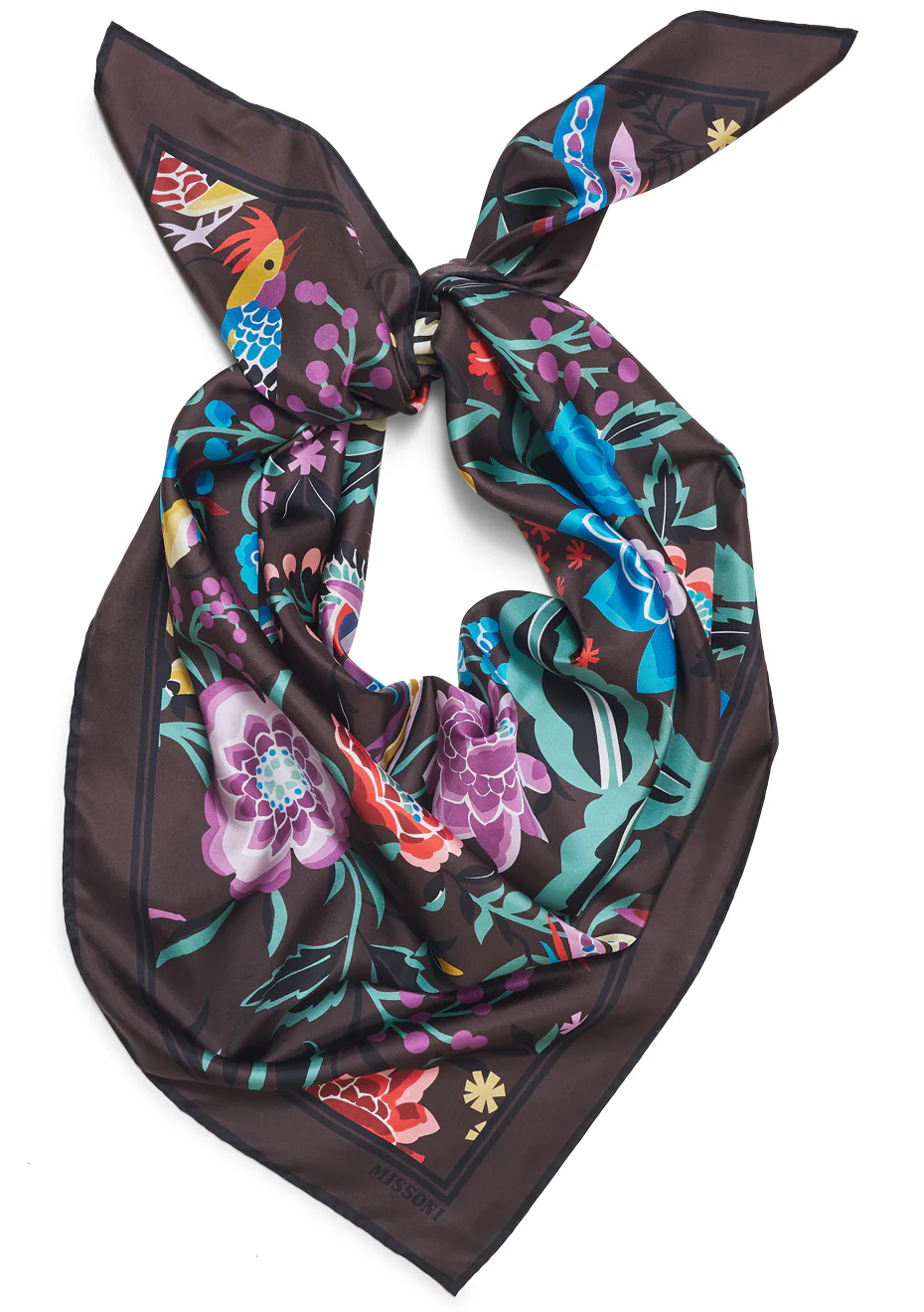 Gallo Scarf Brown Multicolour