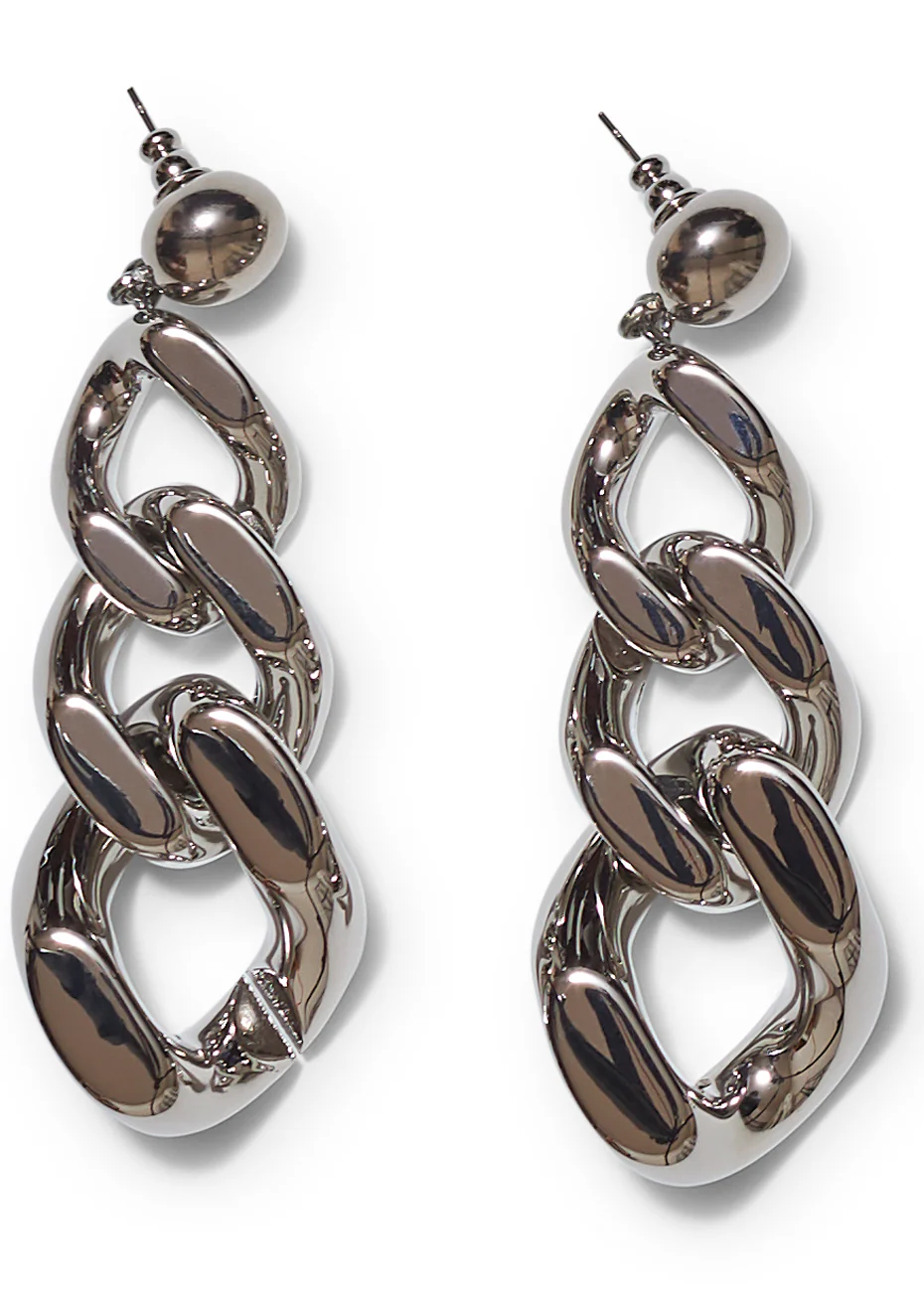 Grad Earrings Silver - Image 2