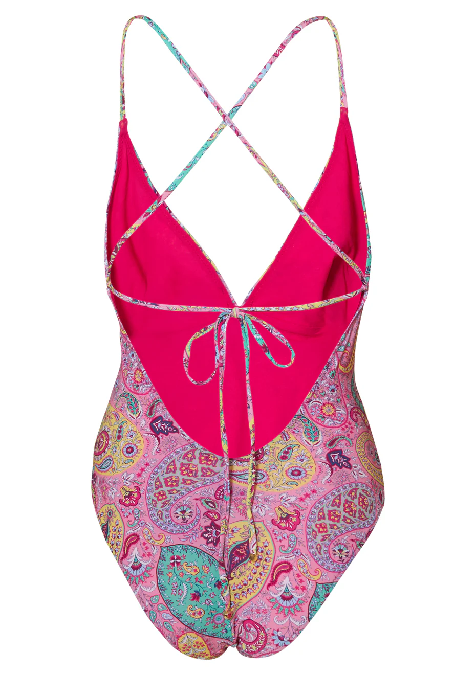 Pink Paisley Swim Suit - Image 2