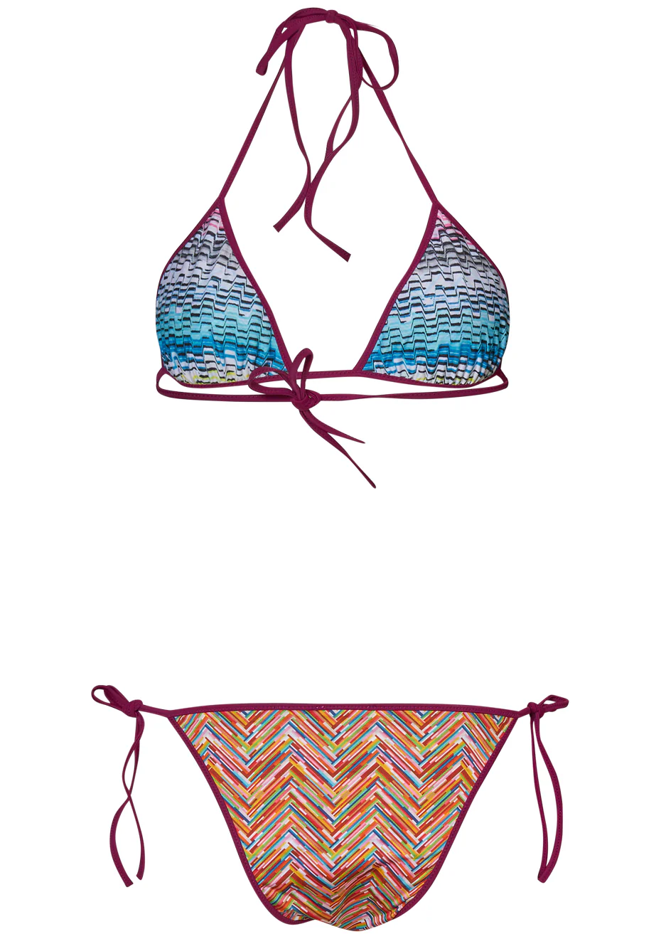 Reversible Triangle Bikini Multicolour - Image 2