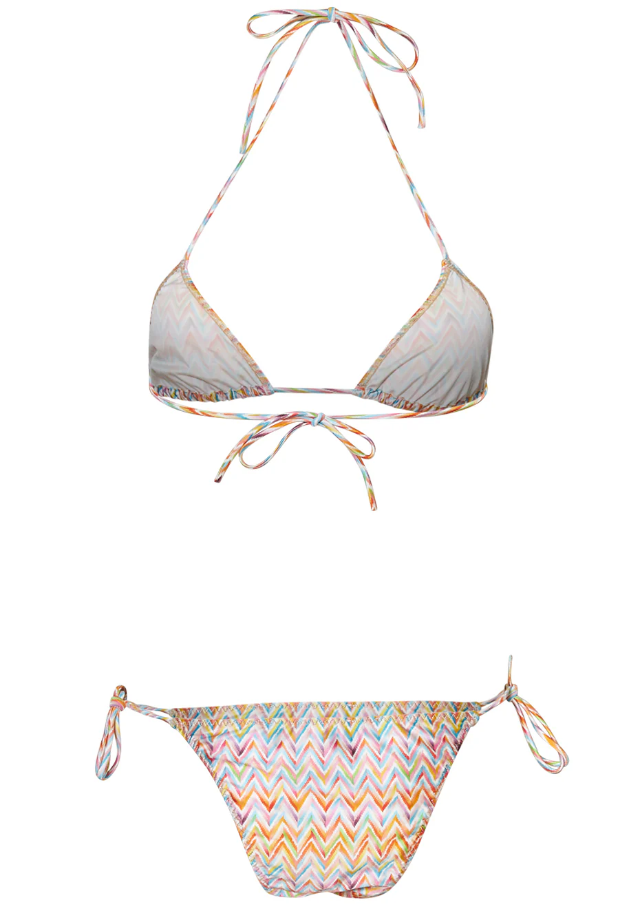 Triangle Bikini Rainbow Chevron - Image 2